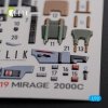 KELIK K72119 Mirage 2000C interior 3D decals forModelSvit kit 1/72